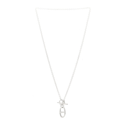 Hermes Sterling Silver Amulette Chaine d'Ancre Necklace 3 of 4