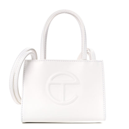 Telfar Vegan Leather Small Shopping Bag White 1 of 9