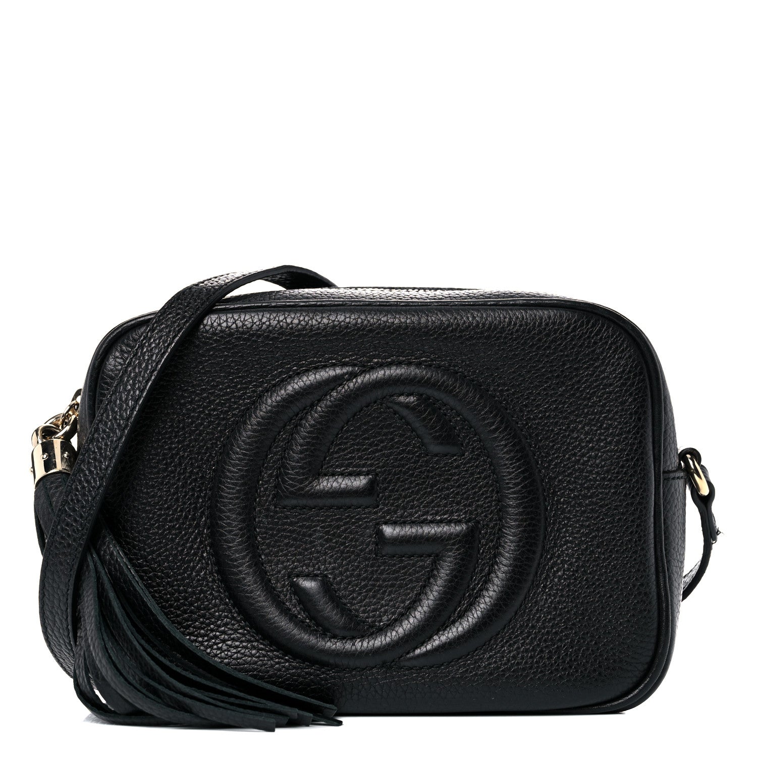 Gucci Pebbled Calfskin Small Soho Disco Bag Black 1 of 20