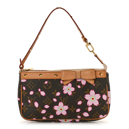 Louis Vuitton Monogram Cherry Blossom Pochette Accessories Brown 1 of 8
