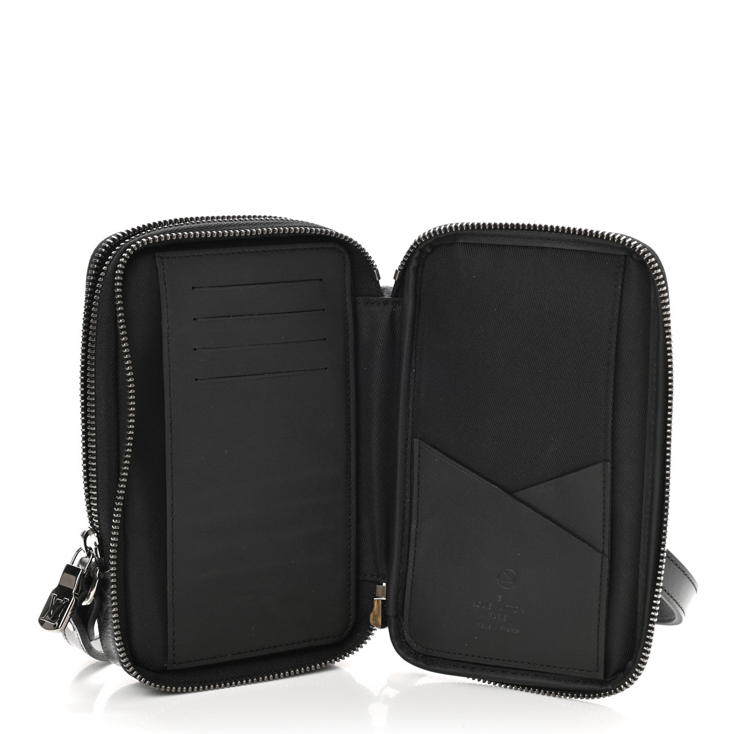 Louis Vuitton Monogram Eclipse Reverse Double Phone Pouch 6 of 8