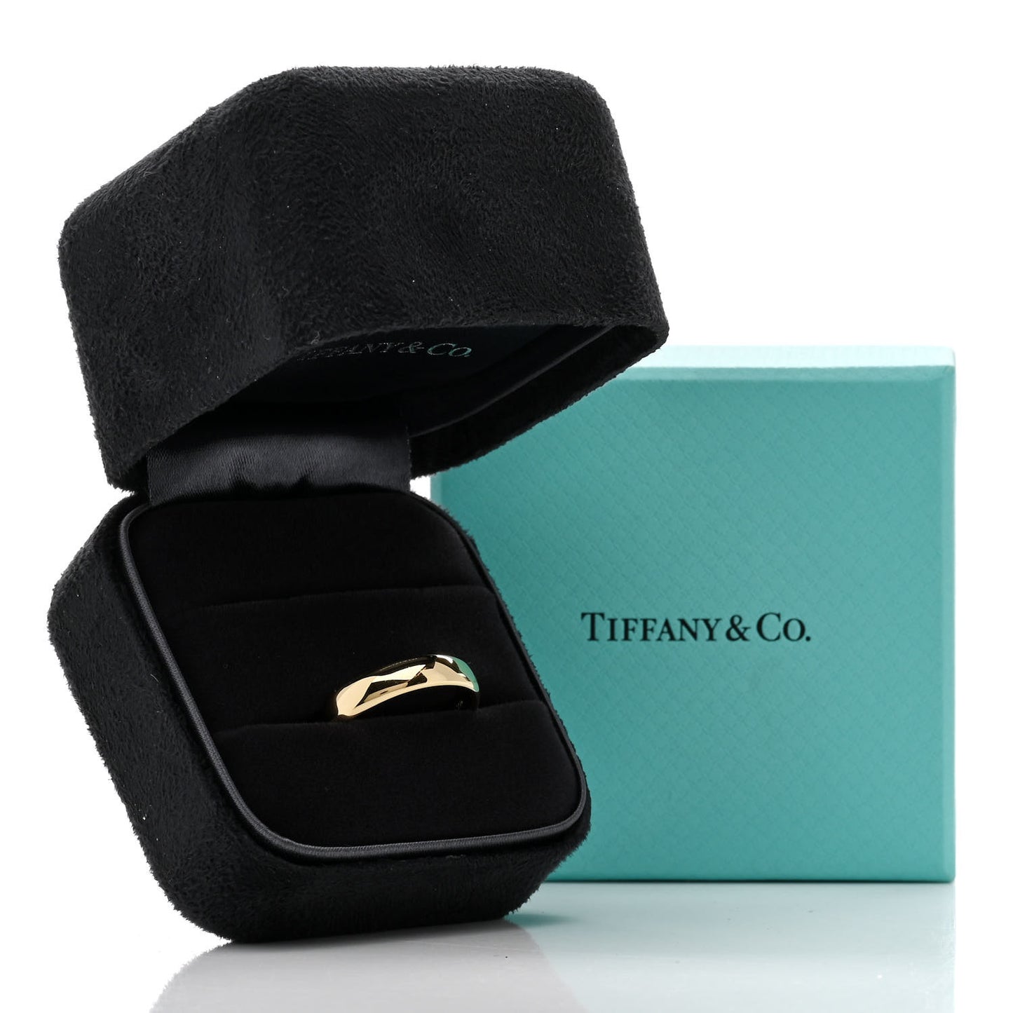 18K Yellow Gold 4.5mm Classic Wedding Band Ring 65 11