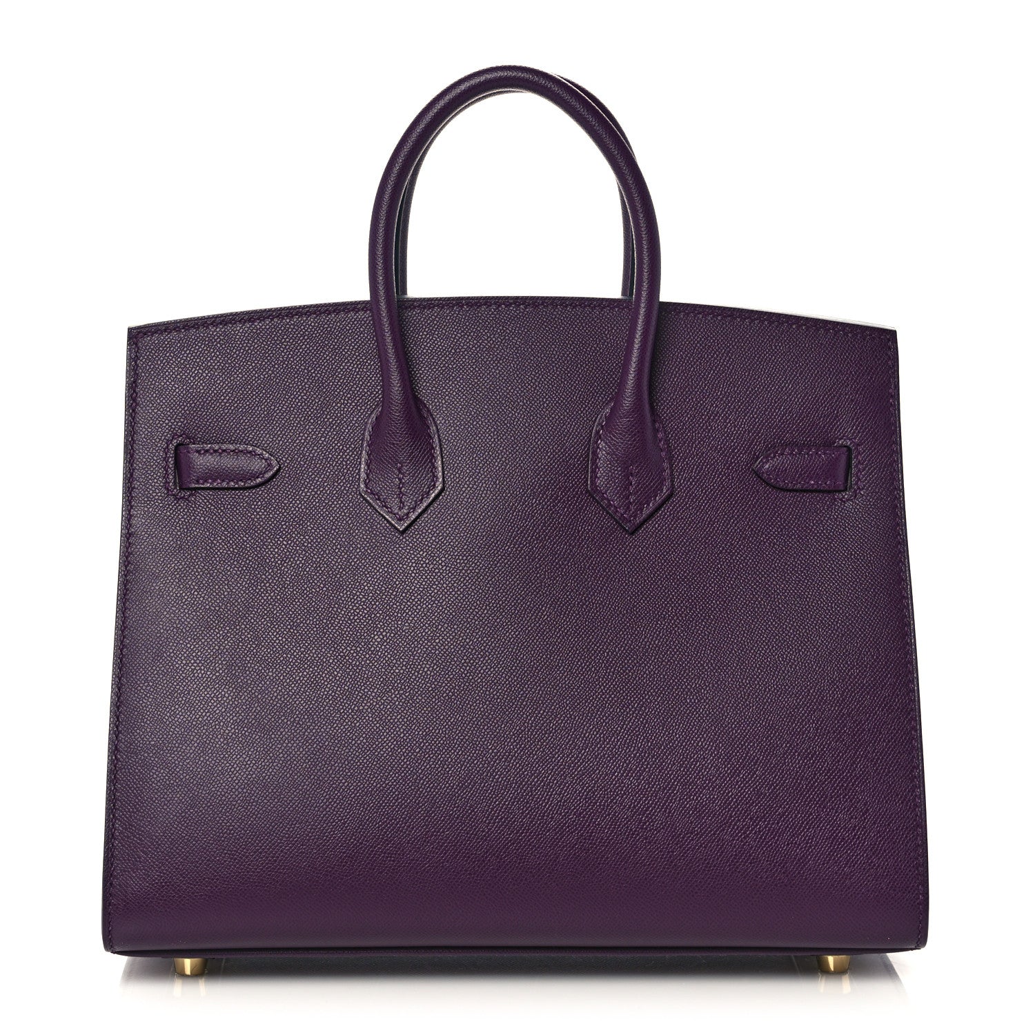 Hermes Madame Calfskin Birkin Sellier 25 Cassis 1017052 – FASHIONPHILE
