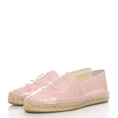 Chanel Patent CC Espadrilles 39 Pink 2 of 10