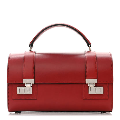 Moynat Box Calfskin Cabotin Red 1 of 10