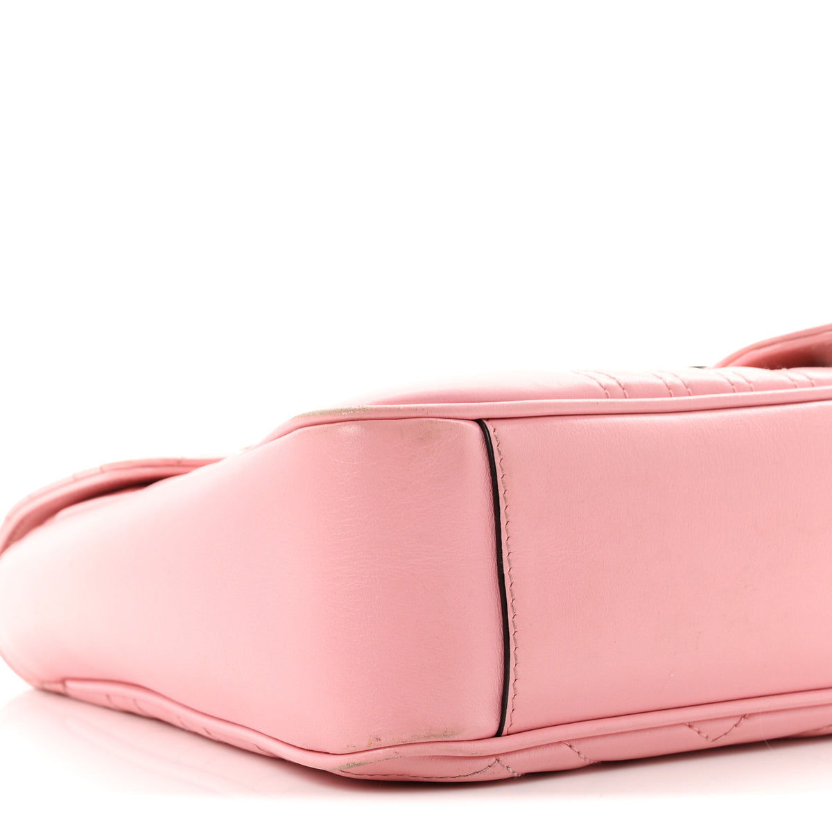 Gucci Calfskin Matelasse Medium GG Marmont Shoulder Bag Wild Rose 9 of 11