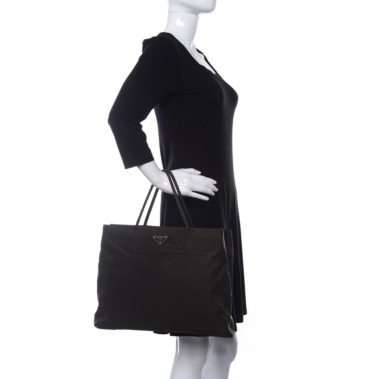 Prada Tessuto Nylon Tote Militare 2 of 9