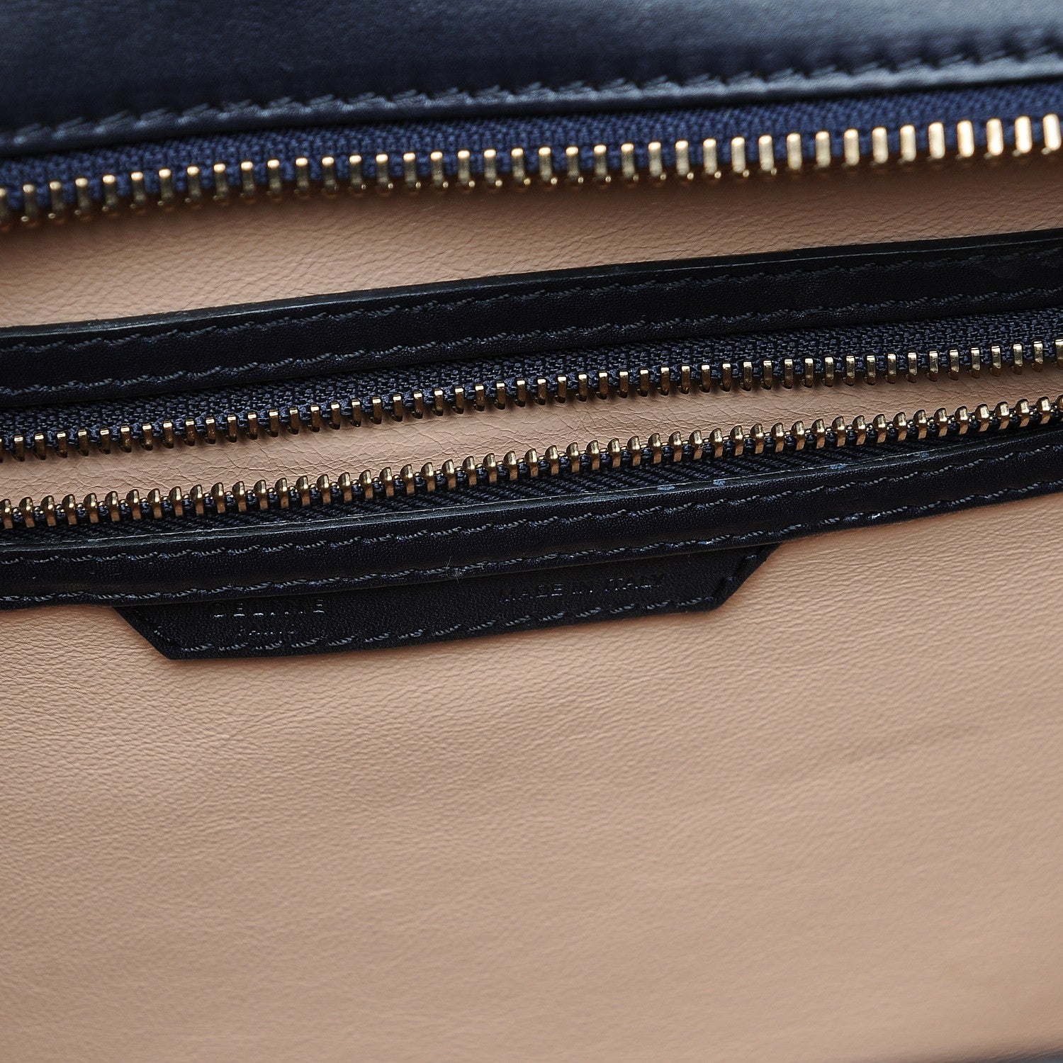 Celine Satin Calfskin Mini Tri-Color Luggage Anthracite 6 of 8