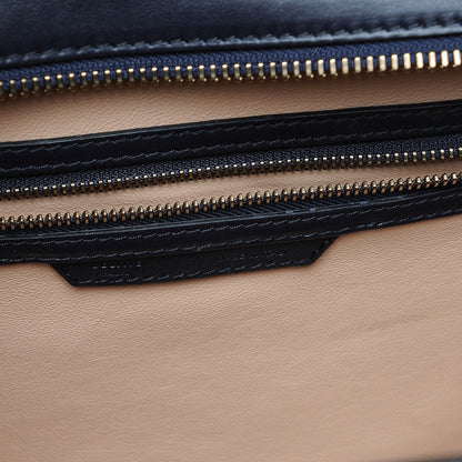 Celine Satin Calfskin Mini Tri-Color Luggage Anthracite 6 of 8