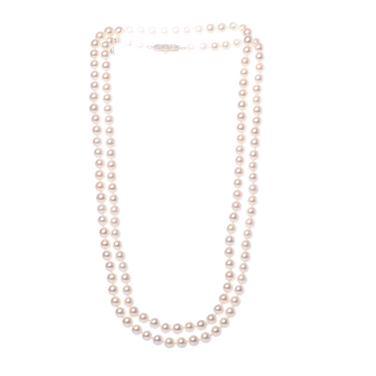Mikimoto 18K Yellow Gold Akoya Pearl 6.5-7mm Necklace 40.5 3 of 6
