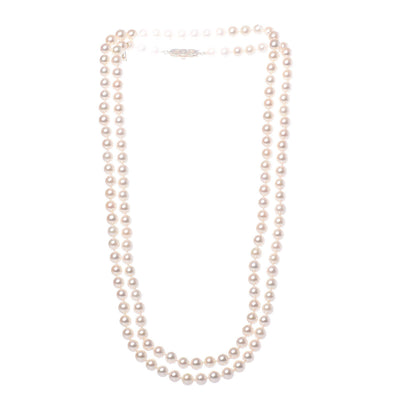 Mikimoto 18K Yellow Gold Akoya Pearl 6.5-7mm Necklace 40.5 3 of 6
