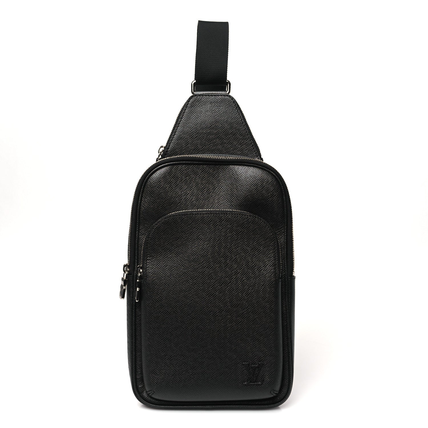 Louis Vuitton Taiga Avenue Sling Bag Black 1 of 9