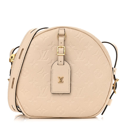 Louis Vuitton Empreinte Boite Chapeau Souple MM Creme 1 of 10
