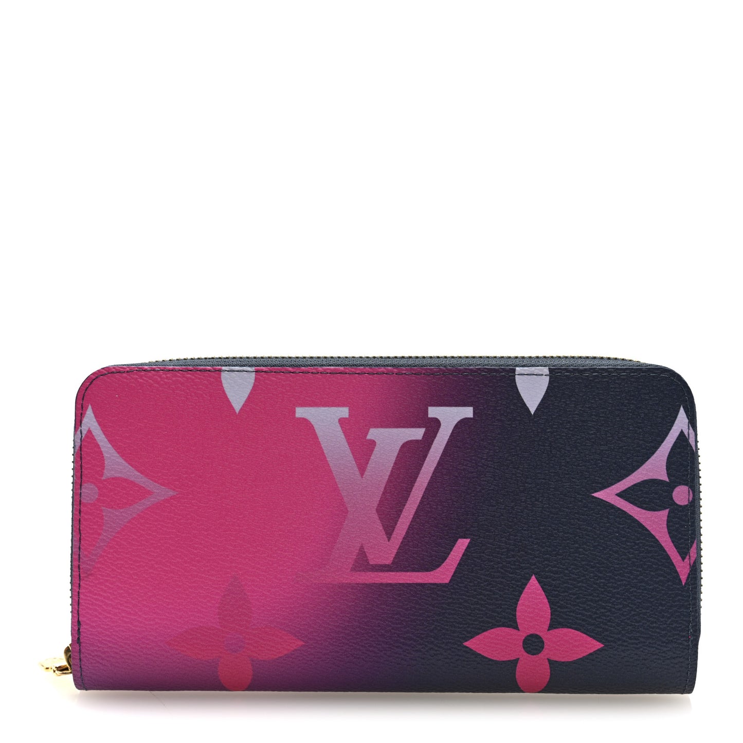 Monogram Giant Spring In The City Zippy Wallet Midnight Fuchsia