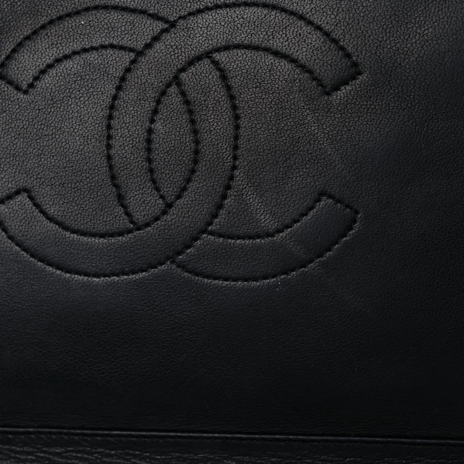 Chanel Lambskin Quilted Wallet On Chain WOC Black 17 of 28
