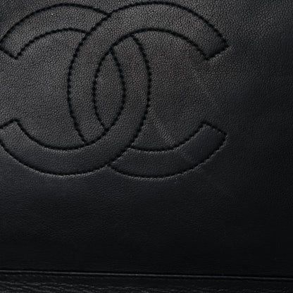 Chanel Lambskin Quilted Wallet On Chain WOC Black 17 of 28