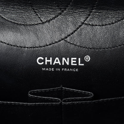 Chanel Metallic Aged Calfskin Quilted 2.55 Reissue 227 Flap So Black 7 of 24