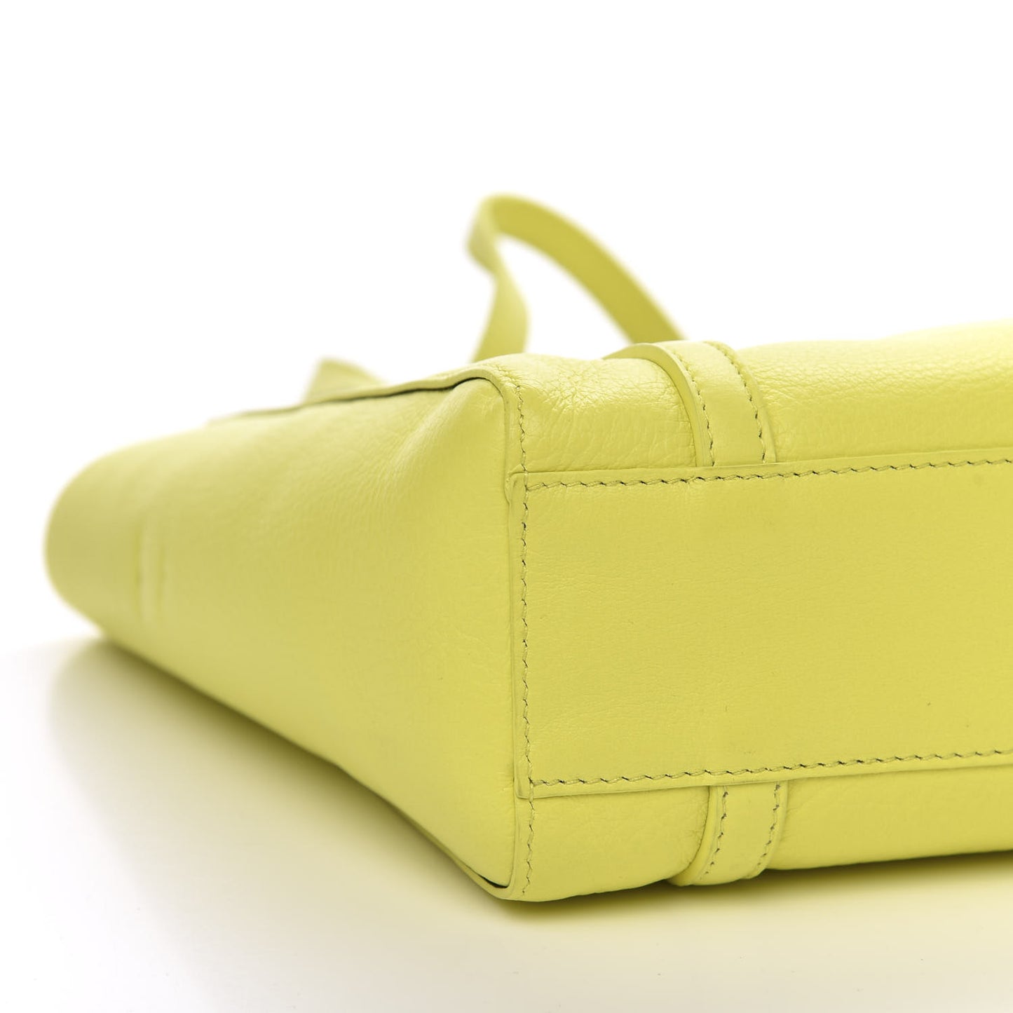Calfskin XXS Everyday Tote Acid Green