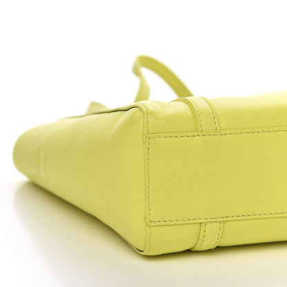 Balenciaga Calfskin XXS Everyday Tote Acid Green 8 of 11