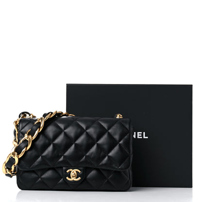 Chanel Lambskin Quilted Large CC Funky Town Flap Black 10 of 10
