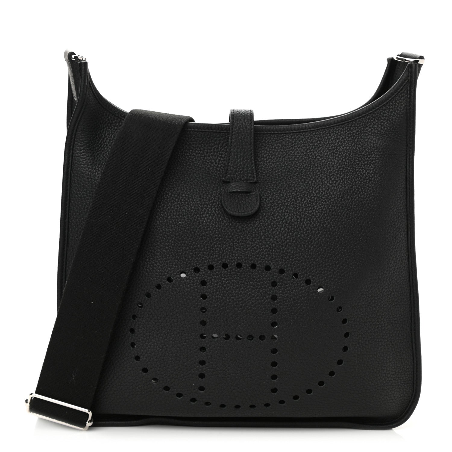 Hermes Taurillon Clemence Evelyne III GM Black 1 of 10