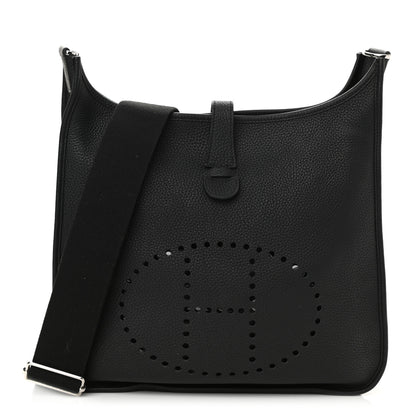 Hermes Taurillon Clemence Evelyne III GM Black 1 of 10