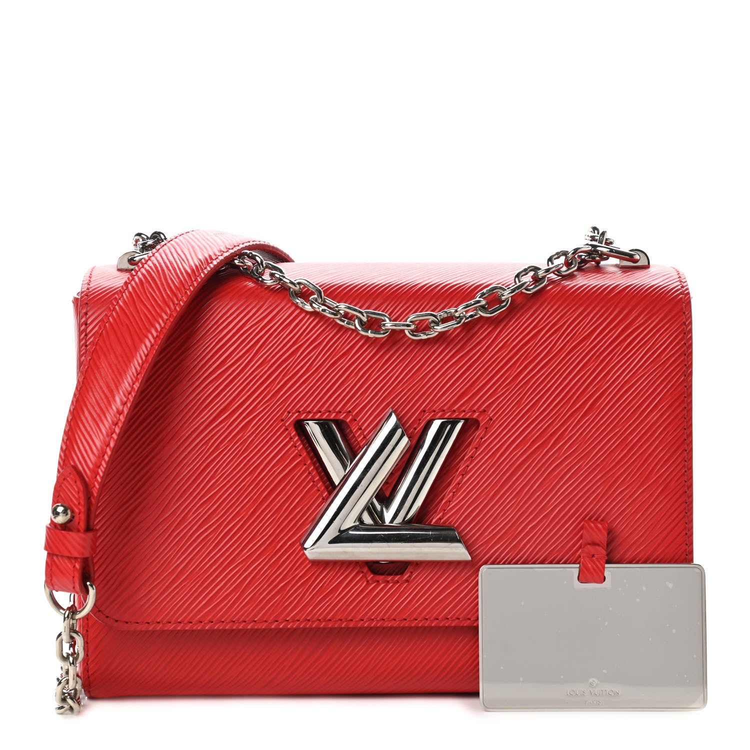 Louis Vuitton Epi Twist Shoulder Bag MM Coquelicot 1 of 10