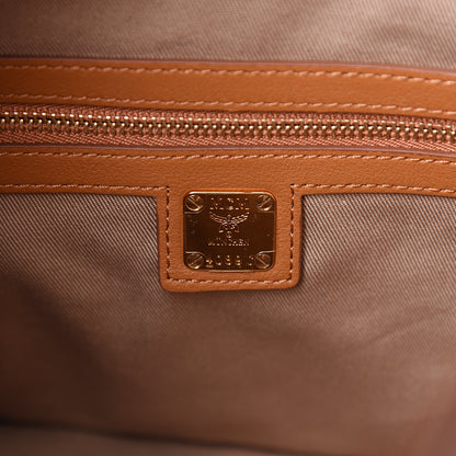 MCM Calfskin Ottomar Essential Drawstring Bag Cognac 5 of 9