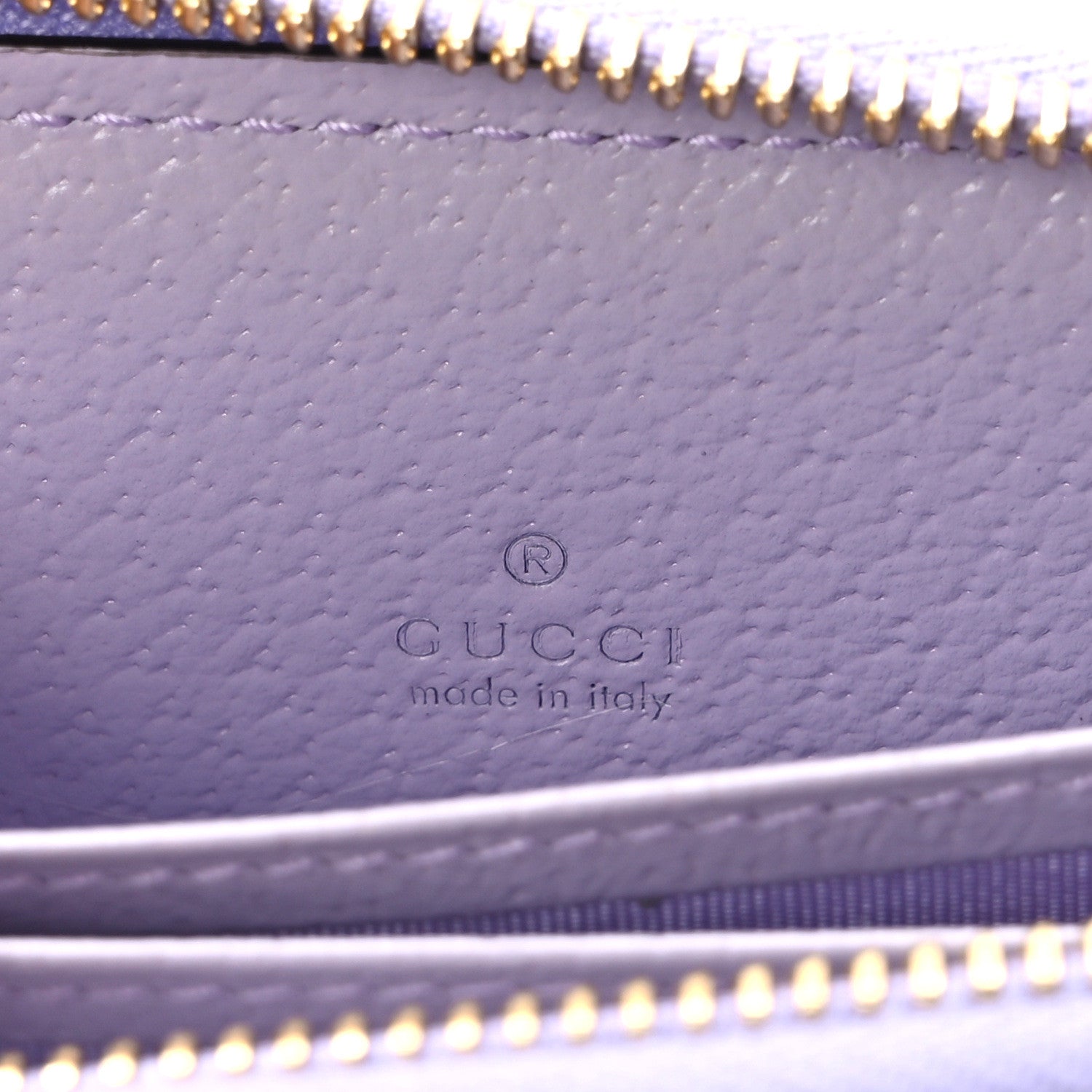 Gucci Monogram Jumbo GG Textured Dollar Calfskin Ophidia Key Card Case Beige Lapis 6 of 7