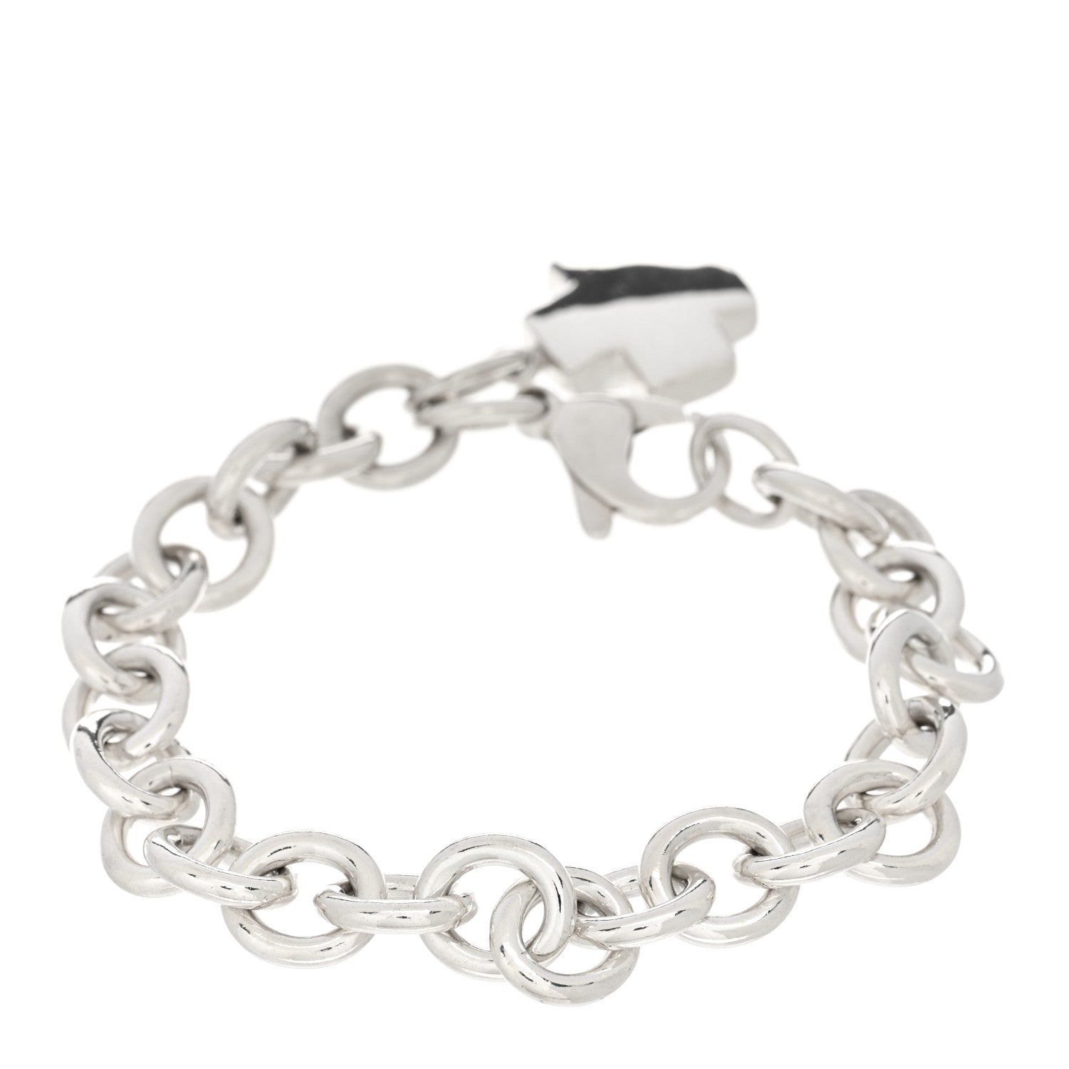 Tiffany Sterling Silver Cross Charm Bracelet 2 of 3