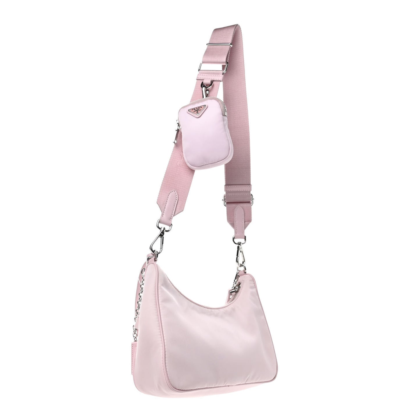 Nylon Re-Edition 2005 Shoulder Bag Alabastro