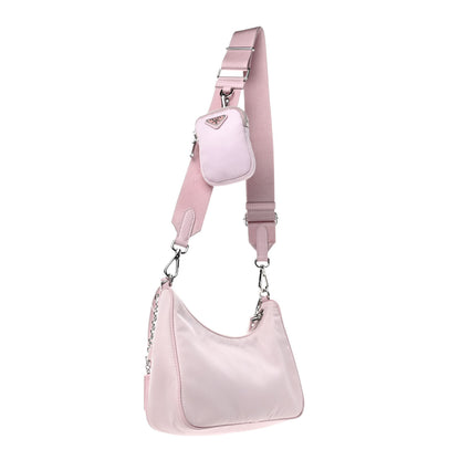 Prada Nylon Re-Edition 2005 Shoulder Bag Alabastro 3 of 11
