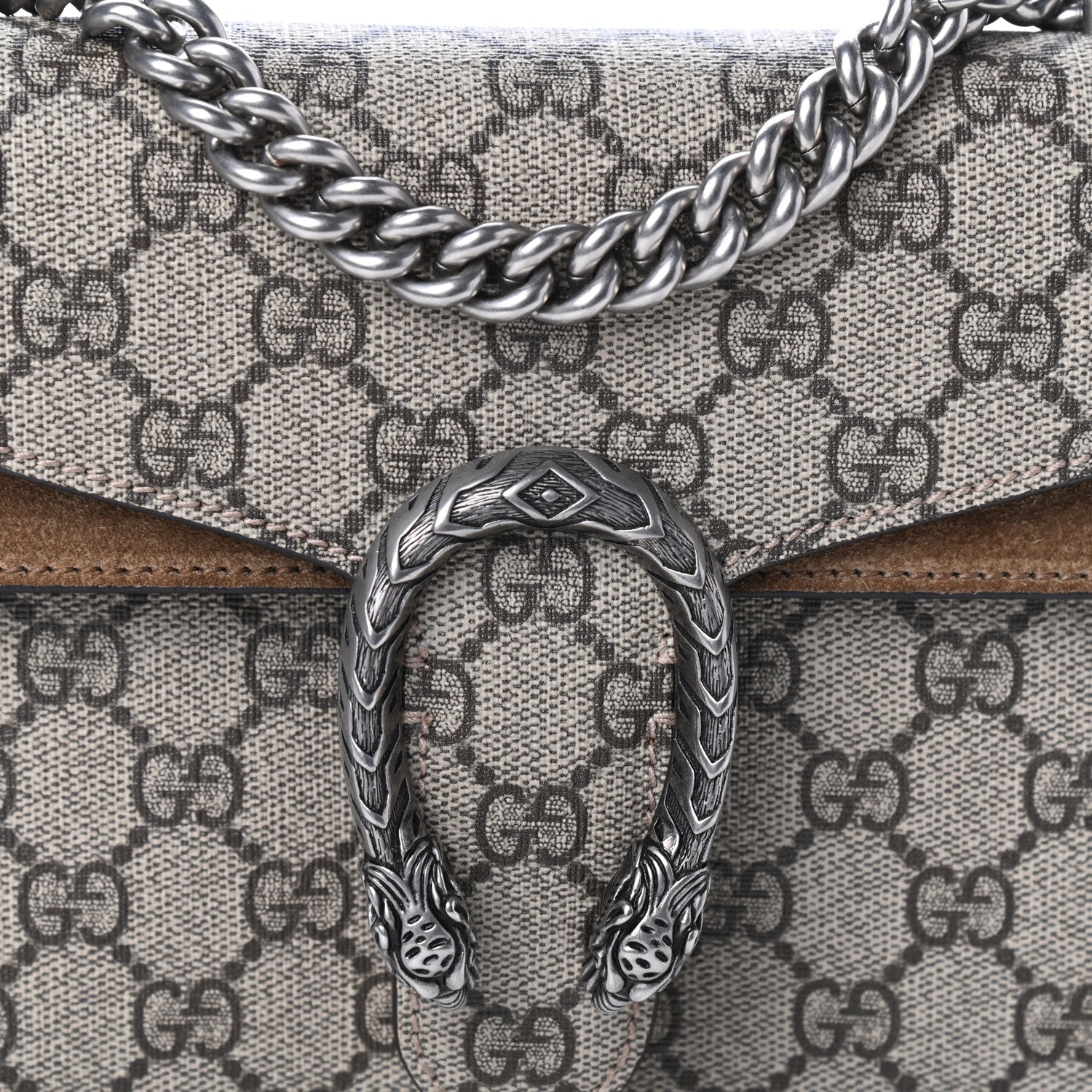 Gucci GG Supreme Monogram Mini Dionysus Shoulder Bag Taupe 5 of 7