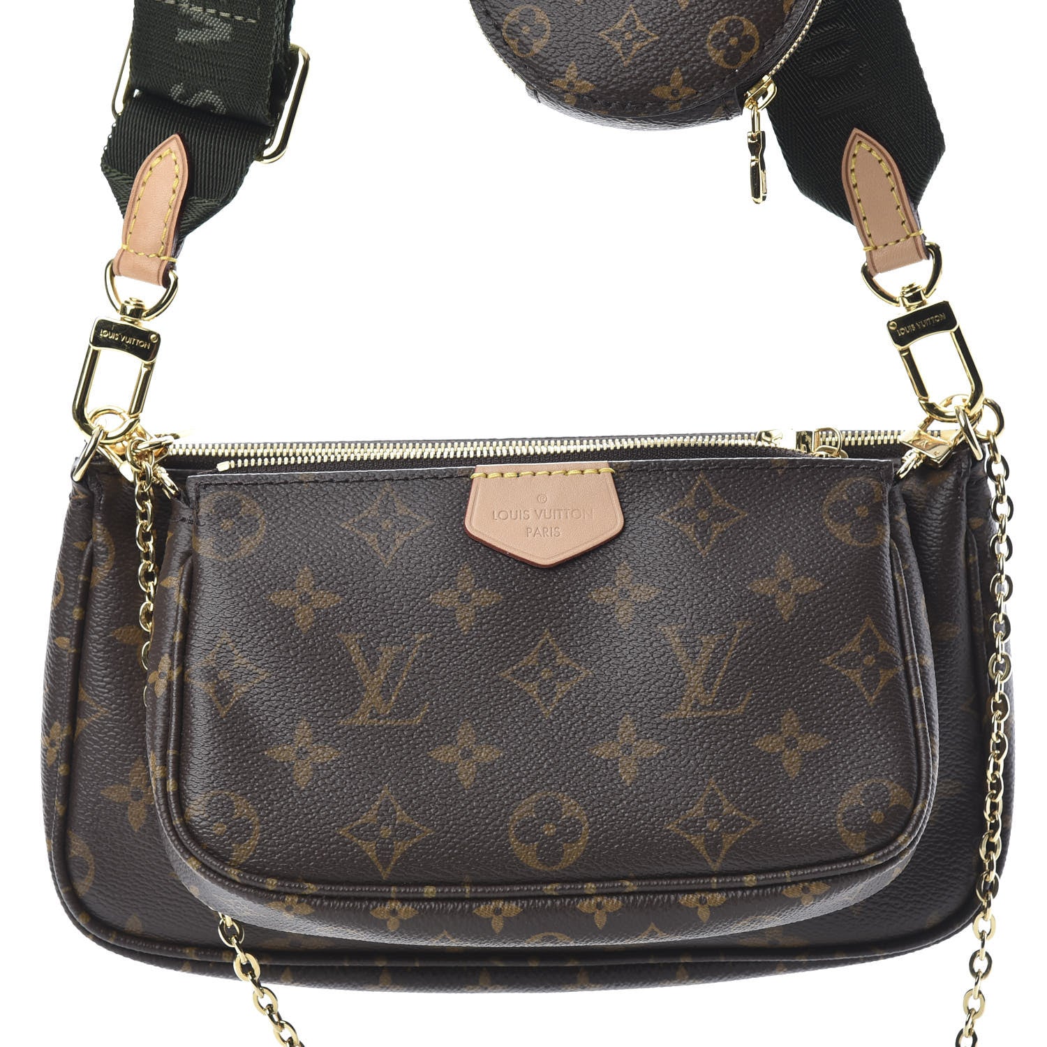 Louis Vuitton Monogram Multi Pochette Accessories Kaki 11 of 13