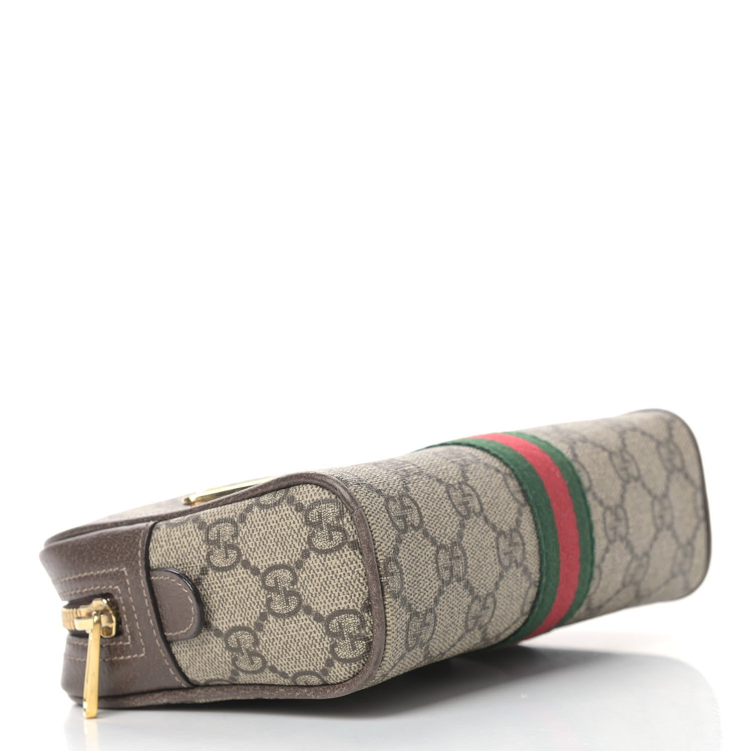 Gucci GG Supreme Monogram Web Small Ophidia Belt Bag 75 30 Dark Brown 4 of 14
