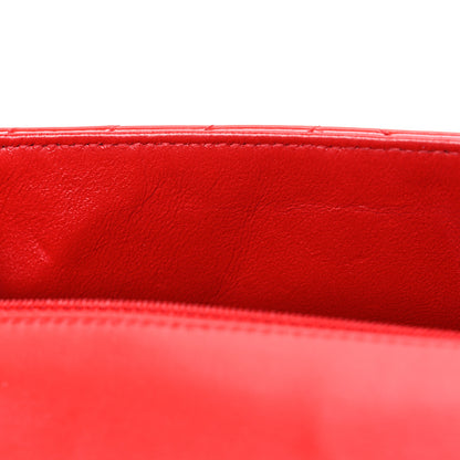 Chanel Patent Calfskin Chevron Quilted Mini Rectangular Flap Red 11 of 13
