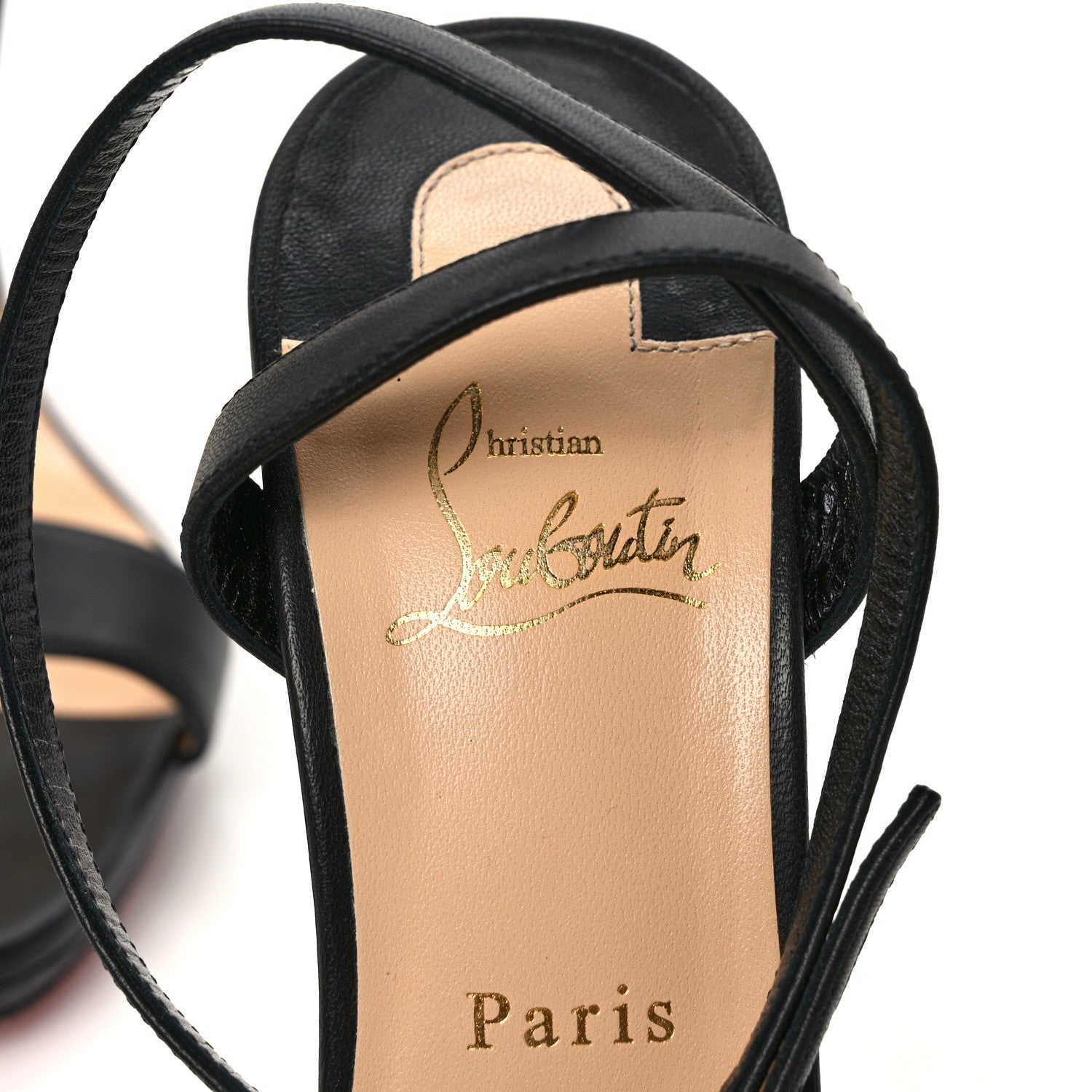 Christian Louboutin Nappa Loubi Queen 120 Pumps 41 Black 7 of 8