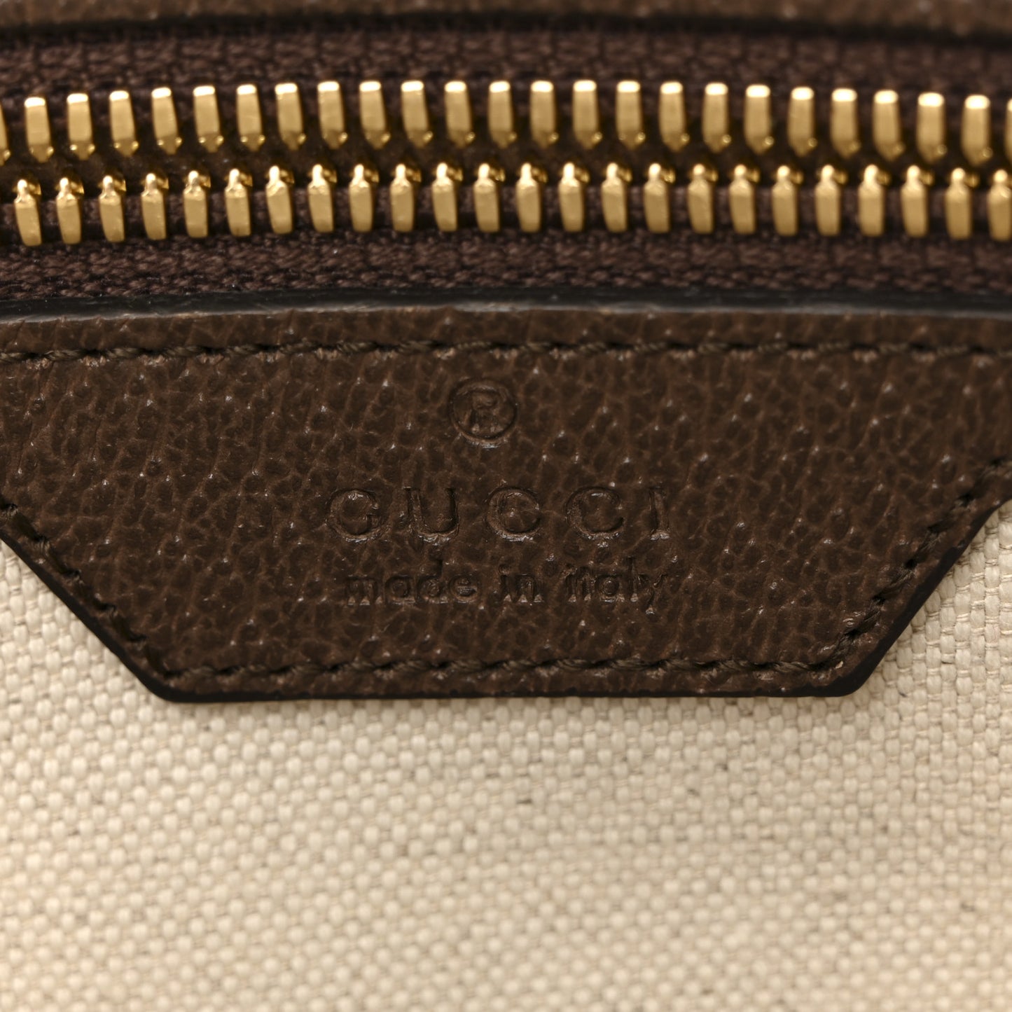 Monogram Jumbo GG Textured Dollar Calfskin Web Messenger Shoulder Bag Camel Ebony New Acero