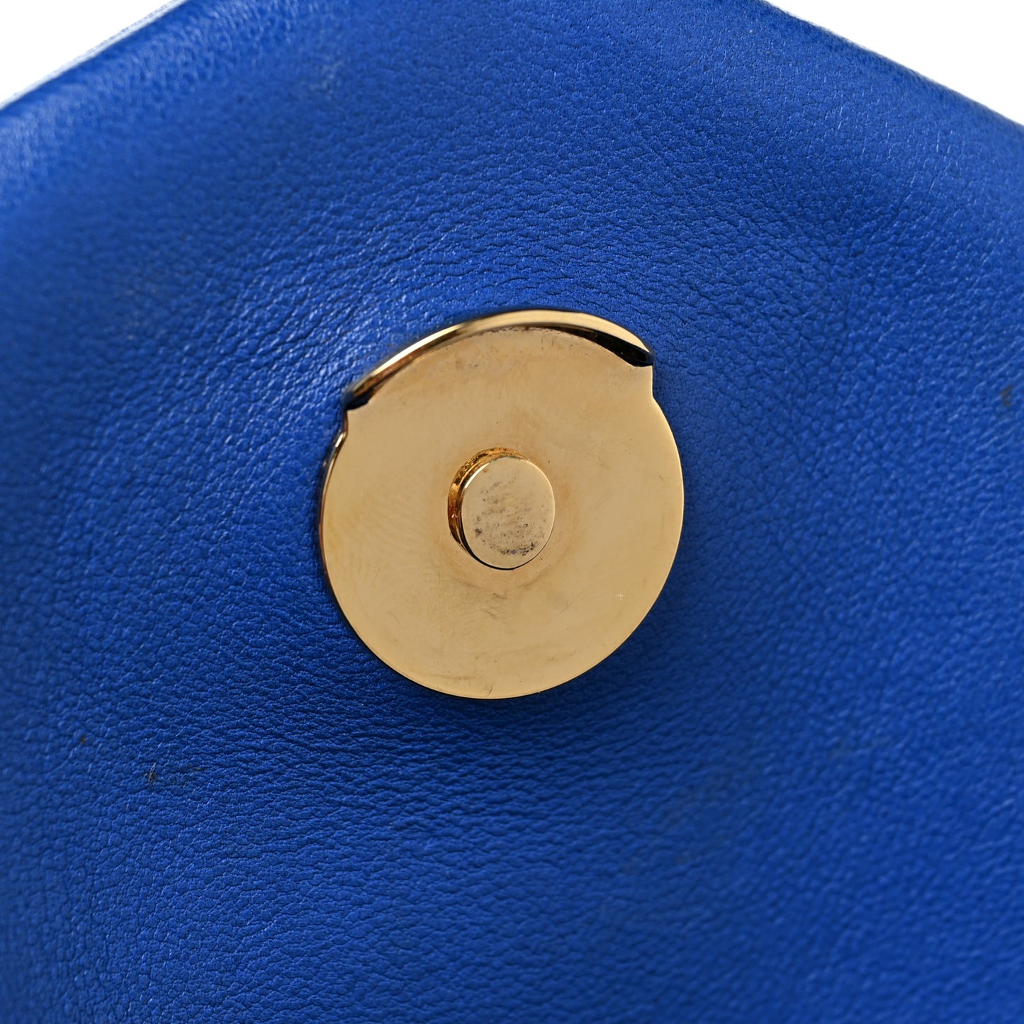 Lambskin Quilted Small Loulou Puffer Monogram Chain Satchel Majorele Blue