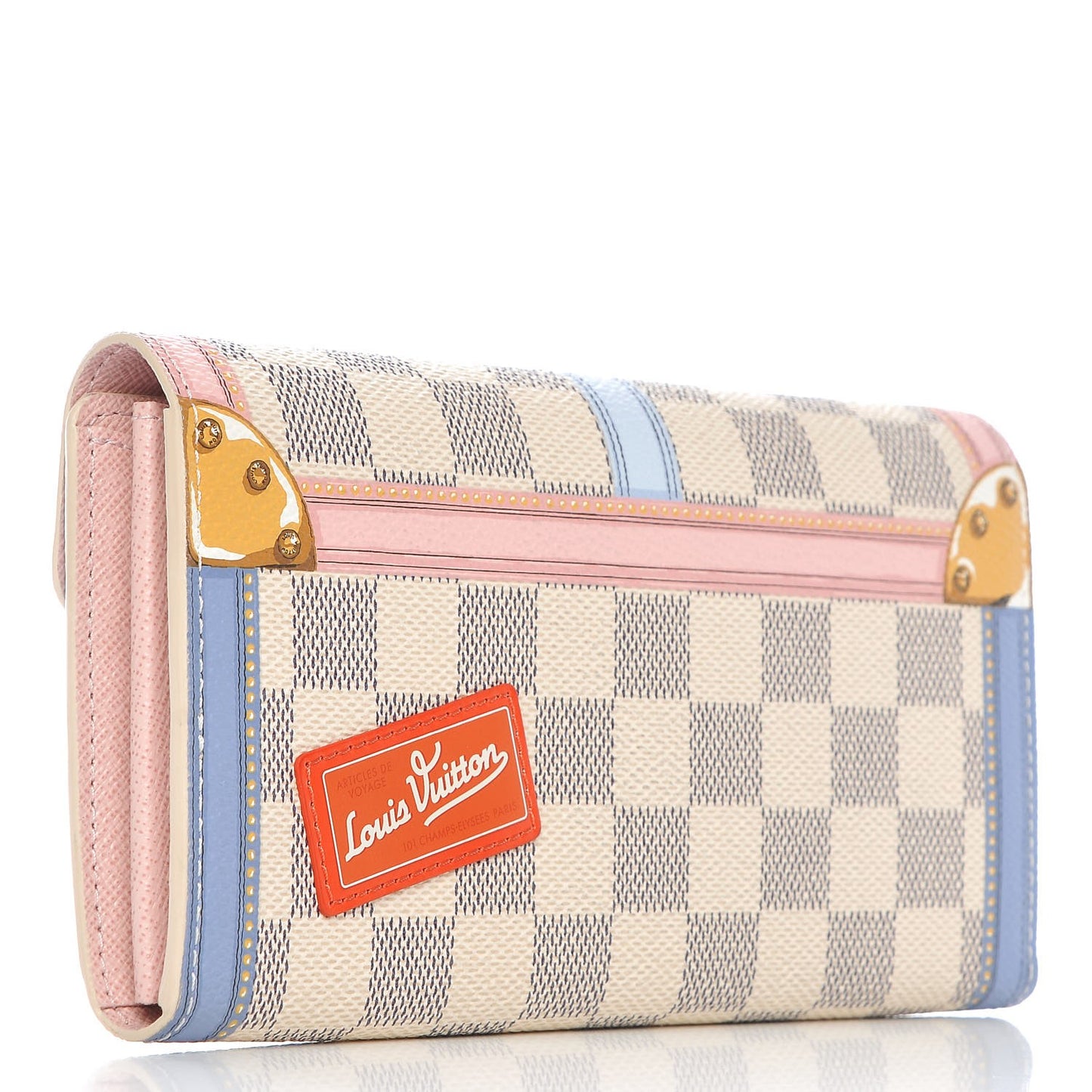 Damier Azur Summer Trunks Sarah Wallet NM
