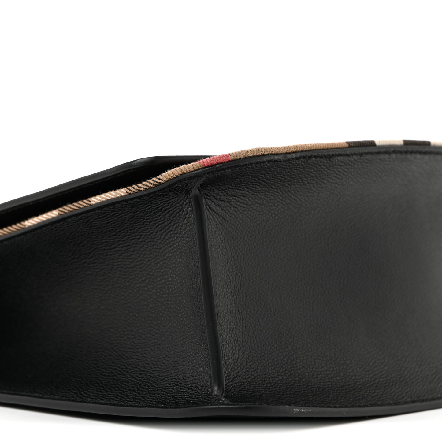 Derby Calfskin House Check Mackford Crossbody Bag Black