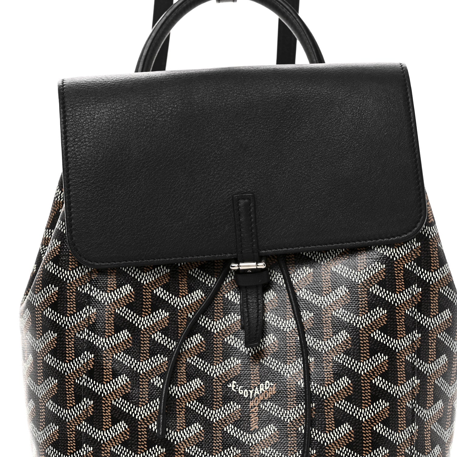 Goyard Goyardine Calfskin Mini Alpin Backpack Black 7 of 9