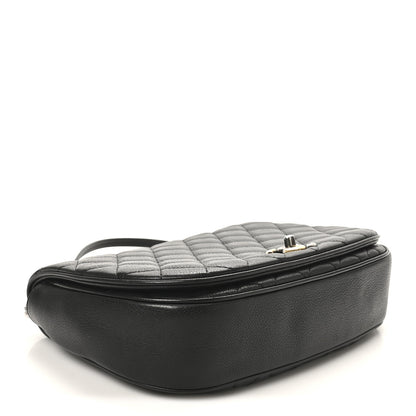 Chanel Calfskin Quilted Casual Pocket Messenger Flap Black 4 of 10