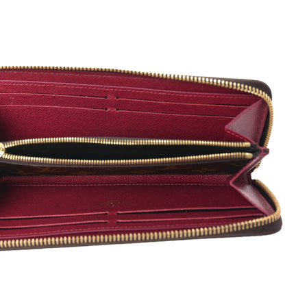 Louis Vuitton Monogram Clemence Wallet Fuchsia 5 of 9