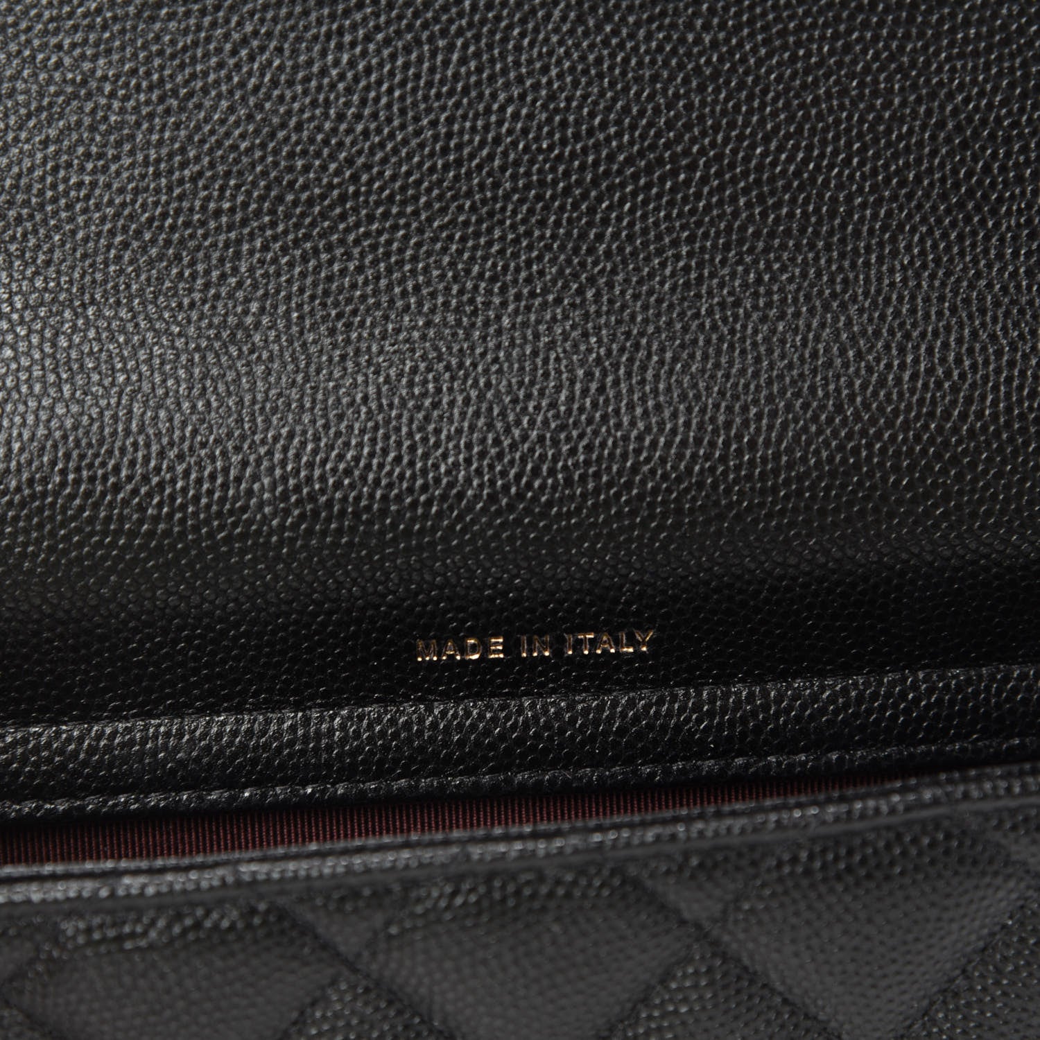 Chanel Caviar Quilted Flap Phone Holder With Chain Black 10 of 13