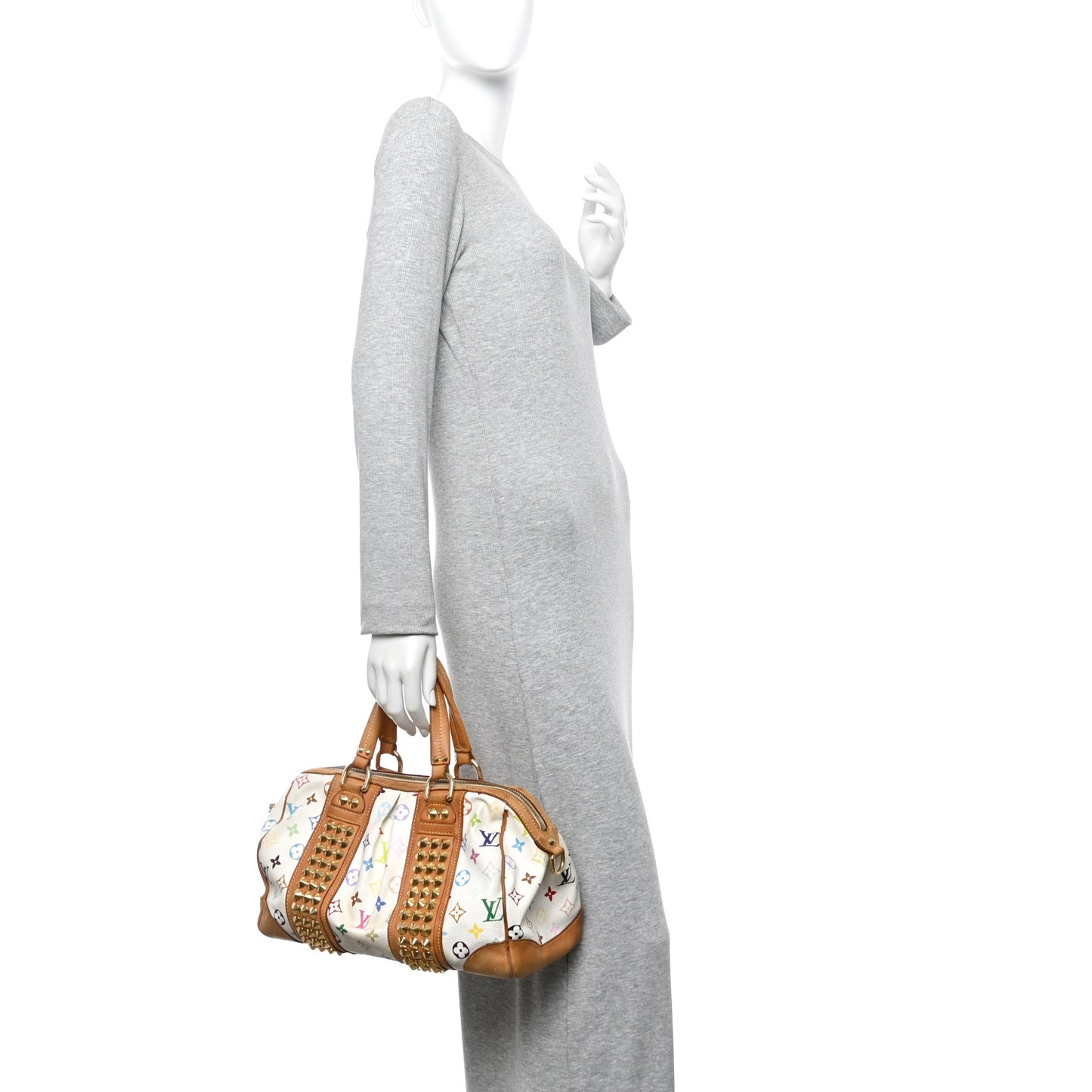 Monogram Multicolor Courtney MM White