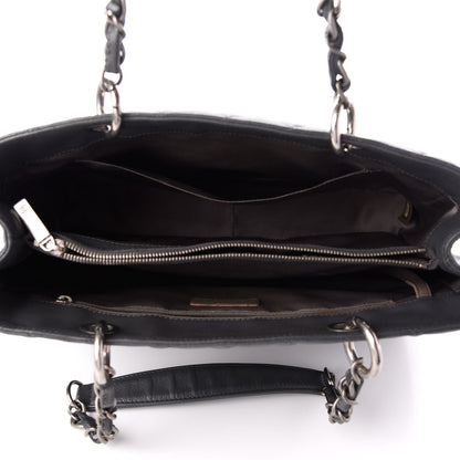 Chanel Caviar Quilted Grand Shopping Tote GST Dark Grey 5 of 10