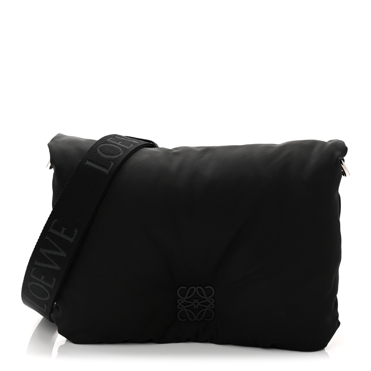 Loewe Nylon Medium Goya Puffer Bag Black 1 of 10