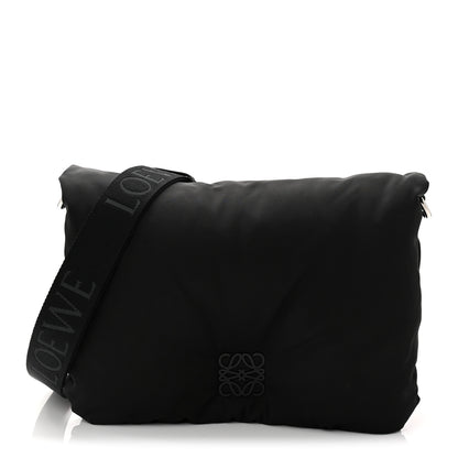 Loewe Nylon Medium Goya Puffer Bag Black 1 of 10