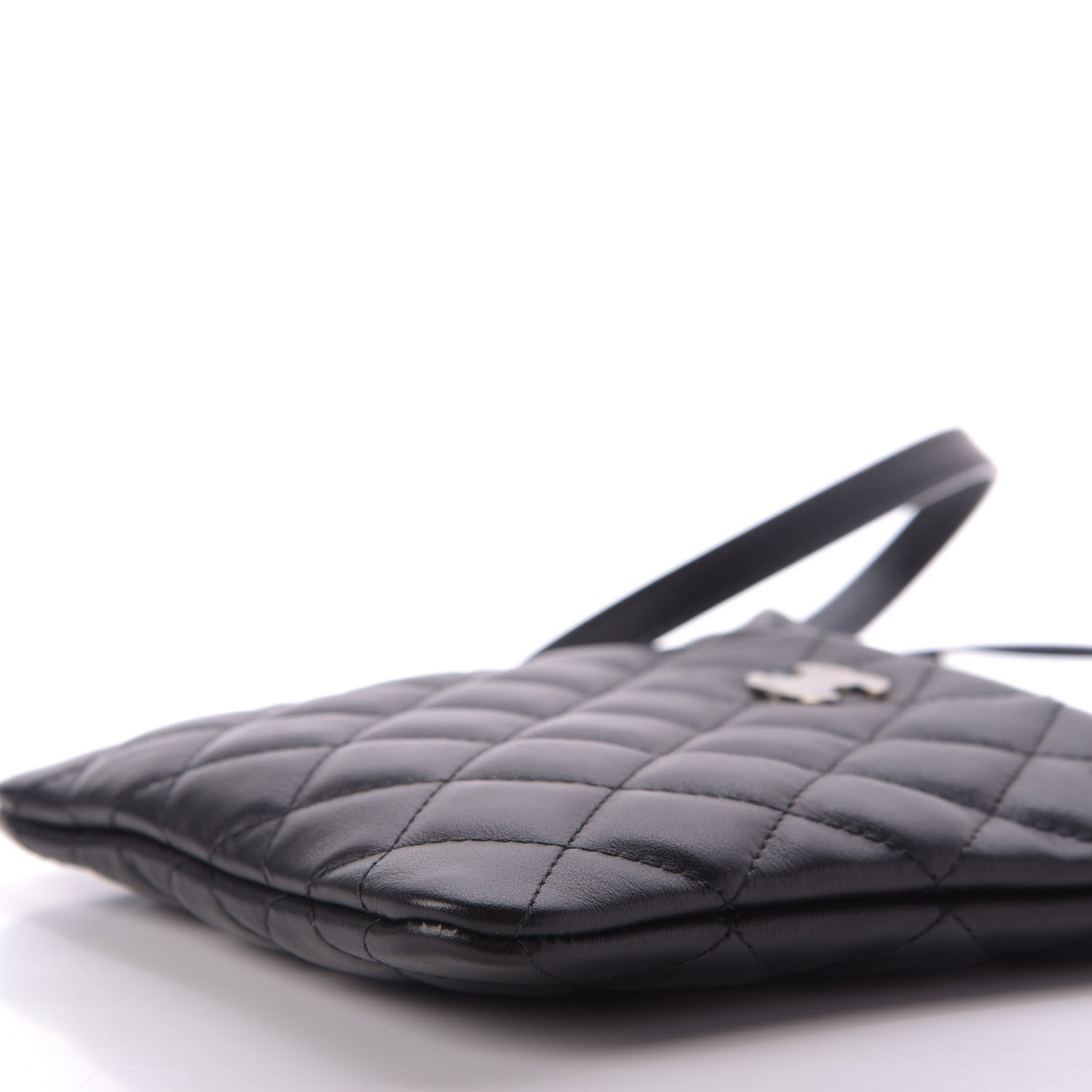 Chanel Lambskin Quilted Crossbody Bag Black 7 of 9